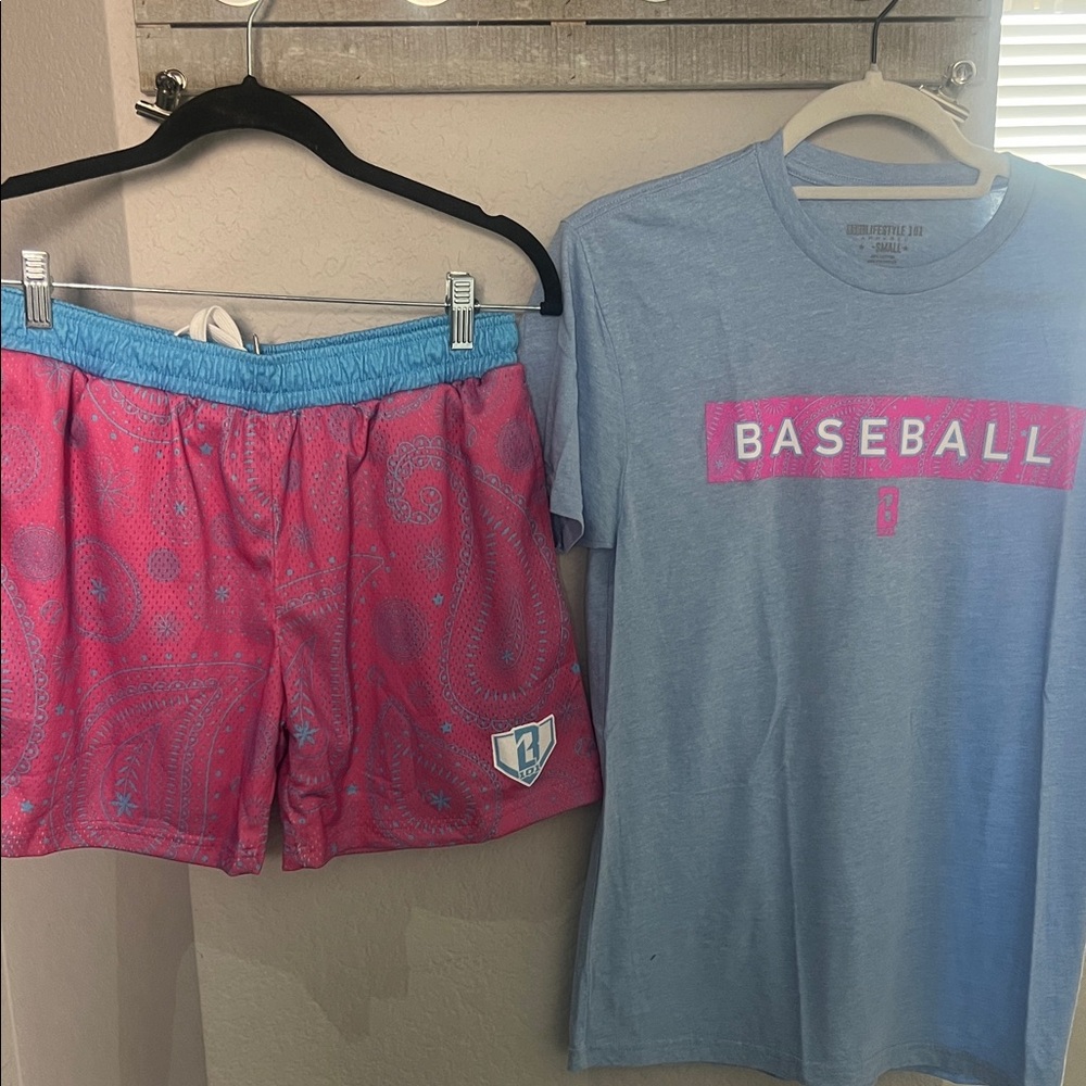 Kids Pink Paisley Shorts